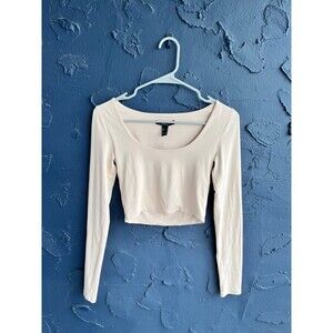 pink cropped long sleeve